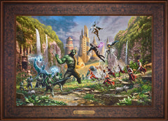 Battle for Wakanda Wall Art by Thomas Kinkade Studios Estate Edition Canvas 18" x 27" Gallery Bronze