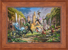 Battle for Wakanda Wall Art by Thomas Kinkade Studios Standard Number Canvas 24" x 36" Rustic Andalucian