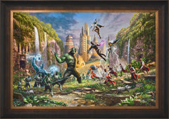 Battle for Wakanda Wall Art by Thomas Kinkade Studios Standard Number Canvas 24" x 36" Estate Bronze