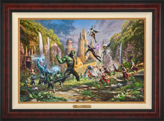 Battle for Wakanda Wall Art by Thomas Kinkade Studios Estate Edition Canvas 24" x 36" Gallery Burl
