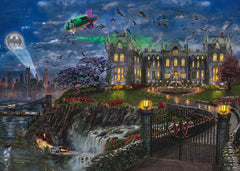 Wayne Manor ™ Wall Art by Thomas Kinkade Studios Canvas Gallery Wrap 10" x 14" Unframed