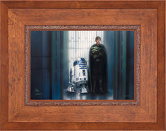 The Mandalorian ™ - In Good Hands Wall Art by Thomas Kinkade Studios Standard Number Canvas 12" x 18" Rustic Andalucian