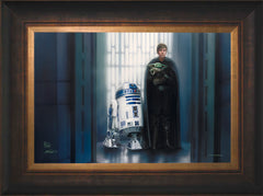 The Mandalorian ™ - In Good Hands Wall Art by Thomas Kinkade Studios Standard Number Canvas 12" x 18" Estate Bronze