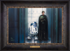 The Mandalorian ™ - In Good Hands Wall Art by Thomas Kinkade Studios Estate Edition Canvas 12" x 18" Cabernet