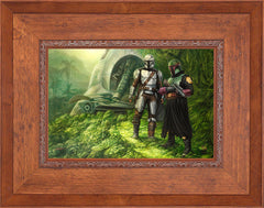 The Mandalorian ™ - Brothers in Arms Wall Art by Thomas Kinkade Studios Standard Number Canvas 12" x 18" Rustic Andalucian