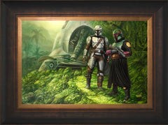 The Mandalorian ™ - Brothers in Arms Wall Art by Thomas Kinkade Studios Standard Number Canvas 12" x 18" Estate Bronze