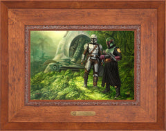 The Mandalorian ™ - Brothers in Arms Wall Art by Thomas Kinkade Studios Estate Edition Canvas 12" x 18" Rustic Andalucian