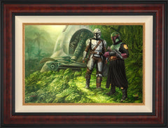 The Mandalorian ™ - Brothers in Arms Wall Art by Thomas Kinkade Studios Standard Number Canvas 18" x 27" Gallery Burl