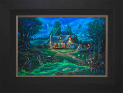 A Supernatural Retreat Wall Art by Zac Kinkade Standard Number Canvas 12" x 18" Modern Black