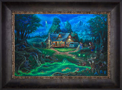 A Supernatural Retreat Wall Art by Zac Kinkade Standard Number Canvas 12" x 18" Cabernet