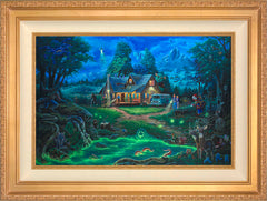 A Supernatural Retreat Wall Art by Zac Kinkade Standard Number Canvas 18" x 27" Antique Gold
