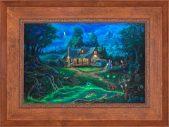 A Supernatural Retreat Wall Art by Zac Kinkade Standard Number Canvas 18" x 27" Rustic Andalucian