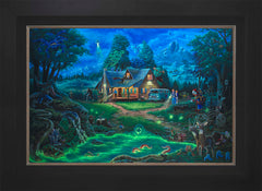 A Supernatural Retreat Wall Art by Zac Kinkade Standard Number Canvas 18" x 27" Modern Black