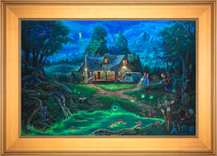 A Supernatural Retreat Wall Art by Zac Kinkade Standard Number Canvas 18" x 27" Gallery Gold