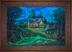 A Supernatural Retreat Wall Art by Zac Kinkade Standard Number Canvas 18" x 27" Gallery Bronze