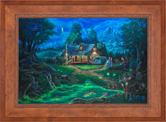 A Supernatural Retreat Wall Art by Zac Kinkade Standard Number Canvas 24" x 36" Rustic Andalucian