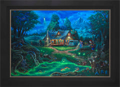 A Supernatural Retreat Wall Art by Zac Kinkade Standard Number Canvas 24" x 36" Modern Black