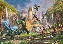 Battle for Wakanda Wall Art by Thomas Kinkade Studios Canvas Gallery Wrap 10" x 14" Unframed