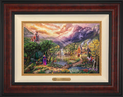 Disney The Evil Queen Wall Art by Thomas Kinkade Studios Estate Edition Canvas 12" x 18" Gallery Burl