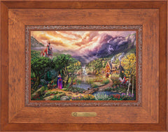 Disney The Evil Queen Wall Art by Thomas Kinkade Studios Estate Edition Canvas 12" x 18" Rustic Andalucian