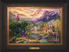 Disney The Evil Queen Wall Art by Thomas Kinkade Studios Estate Edition Canvas 12" x 18" Estate Bronze