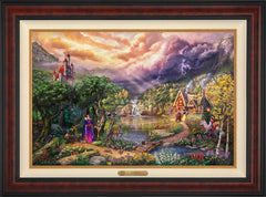 Disney The Evil Queen Wall Art by Thomas Kinkade Studios Estate Edition Canvas 24" x 36" Gallery Burl