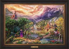 Disney The Evil Queen Wall Art by Thomas Kinkade Studios Estate Edition Canvas 24" x 36" Estate Bronze