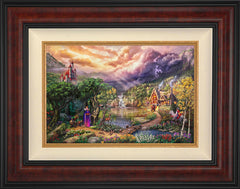 Disney The Evil Queen Wall Art by Thomas Kinkade Studios Jewel Edition Canvas 12" x 18" Gallery Burl