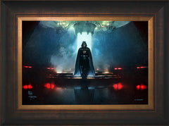 Obi-Wan Kenobi ™ - Darkness Has Arrived Wall Art by Thomas Kinkade Studios Standard Number Canvas 12" x 18" Estate Bronze