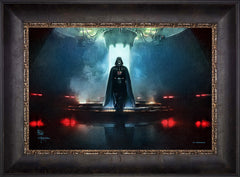Obi-Wan Kenobi ™ - Darkness Has Arrived Wall Art by Thomas Kinkade Studios Standard Number Canvas 12" x 18" Cabernet