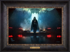 Obi-Wan Kenobi ™ - Darkness Has Arrived Wall Art by Thomas Kinkade Studios Estate Edition Canvas 12" x 18" Cabernet