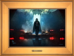 Obi-Wan Kenobi ™ - Darkness Has Arrived Wall Art by Thomas Kinkade Studios Estate Edition Canvas 12" x 18" Gallery Gold