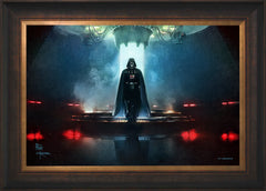 Obi-Wan Kenobi ™ - Darkness Has Arrived Wall Art by Thomas Kinkade Studios Standard Number Canvas 18" x 27" Estate Bronze