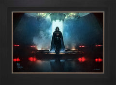 Obi-Wan Kenobi ™ - Darkness Has Arrived Wall Art by Thomas Kinkade Studios Standard Number Canvas 18" x 27" Modern Black