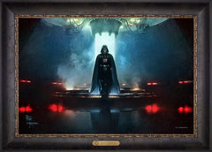 Obi-Wan Kenobi ™ - Darkness Has Arrived Wall Art by Thomas Kinkade Studios Estate Edition Canvas 18" x 27" Cabernet