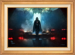 Obi-Wan Kenobi ™ - Darkness Has Arrived Wall Art by Thomas Kinkade Studios Standard Number Canvas 24" x 36" Antique Gold