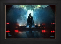 Obi-Wan Kenobi ™ - Darkness Has Arrived Wall Art by Thomas Kinkade Studios Standard Number Canvas 24" x 36" Modern Black
