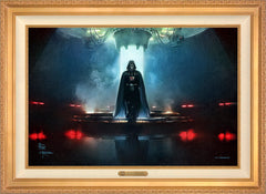 Obi-Wan Kenobi ™ - Darkness Has Arrived Wall Art by Thomas Kinkade Studios Estate Edition Canvas 24" x 36" Antique Gold