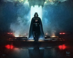 Obi-Wan Kenobi ™ - Darkness Has Arrived Wall Art by Thomas Kinkade Studios Canvas Gallery Wrap 24" x 30" Unframed