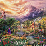 Disney The Evil Queen Wall Art by Thomas Kinkade Studios Canvas Gallery Wrap 14" x 14" Unframed