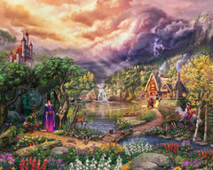 Disney The Evil Queen Wall Art by Thomas Kinkade Studios Canvas Gallery Wrap 24" x 30" Unframed