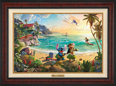 Disney Lilo & Stitch Wall Art by Thomas Kinkade Studios Estate Edition Canvas 24" x 36" Gallery Burl