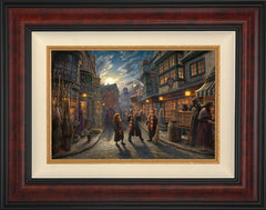 Harry Potter™ Diagon Alley™ Wall Art by Thomas Kinkade Studios Standard Number Canvas 12" x 18" Gallery Burl