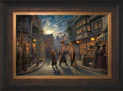 Harry Potter™ Diagon Alley™ Wall Art by Thomas Kinkade Studios Standard Number Canvas 12" x 18" Estate Bronze