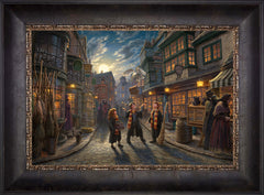 Harry Potter™ Diagon Alley™ Wall Art by Thomas Kinkade Studios Standard Number Canvas 12" x 18" Cabernet