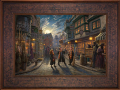 Harry Potter™ Diagon Alley™ Wall Art by Thomas Kinkade Studios Standard Number Canvas 12" x 18" Gallery Bronze