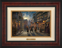 Harry Potter™ Diagon Alley™ Wall Art by Thomas Kinkade Studios Estate Edition Canvas 12" x 18" Gallery Burl