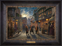 Harry Potter™ Diagon Alley™ Wall Art by Thomas Kinkade Studios Estate Edition Canvas 12" x 18" Cabernet
