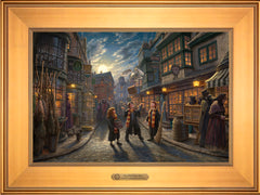 Harry Potter™ Diagon Alley™ Wall Art by Thomas Kinkade Studios Estate Edition Canvas 12" x 18" Gallery Gold