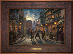 Harry Potter™ Diagon Alley™ Wall Art by Thomas Kinkade Studios Estate Edition Canvas 12" x 18" Gallery Bronze